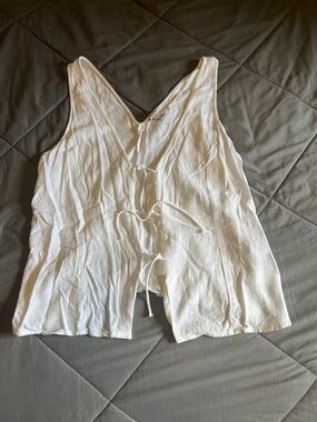 a new day White Lightweight V-Neck Tank